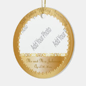 50周年結婚- DIY写真 セラミックオーナメント (左)