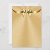 50周年結婚DATE招待状を保存 招待状 (裏面)