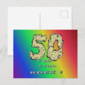 50周年虹色ポストカード ポストカード (正面/裏面)