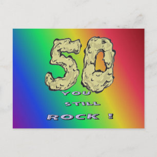 50周年虹色ポストカード ポストカード