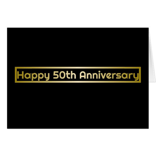 50周年記念あいさつカード (正面横)