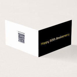 50周年記念あいさつカード