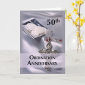 50周年記念おめでとう カード (黄色い花)