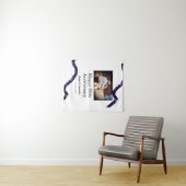 50周年記念おめでとう　名前　写真　日付を加えて タペストリー (インサイチュ(横))