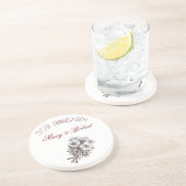 50周年記念に栄えたパーソナライズされた- コースター (側面)