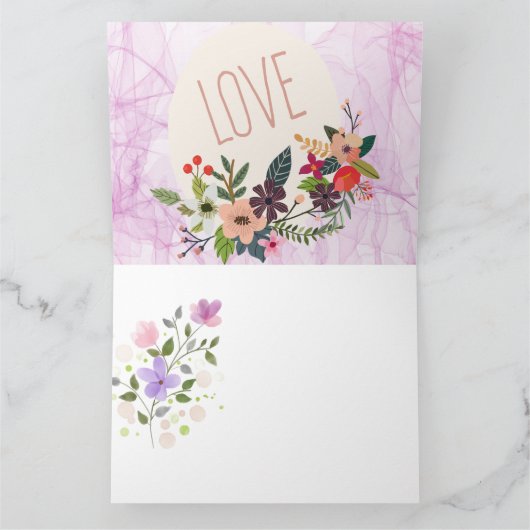 50周年記念のお結婚迎え車 カード (内部)