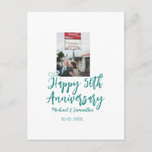 50周年記念の写真 ターコイズの弓 名前入り