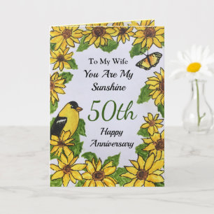 50周年記念の妻あなたがサンシャインカード カード