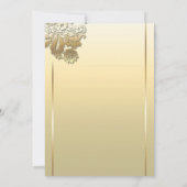 50周年記念の招待状 招待状 (裏面)