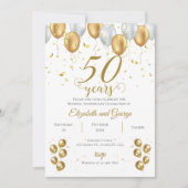 50周年記念の招待状 招待状 (正面)