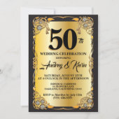 50周年記念の招待状 招待状 (正面)