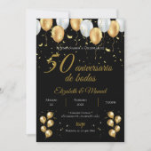 50周年記念の招待状 招待状 (正面)