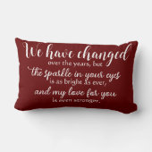 50周年記念の結婚式 ランバークッション (裏面)