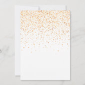 50周年記念の結婚　愛しあう２羽の白いスワン 招待状 (裏面)