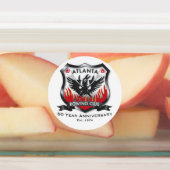 50周年記念の防水シール（1.5インチ） ラベル (貼付)