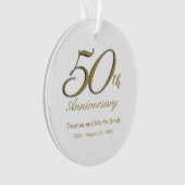 50周年記念オーナメントギフト オーナメント (正面)