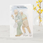 50周年記念カードおめでとう カード (黄色い花)