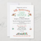 50周年記念カードシャワーバード 招待状 (正面)