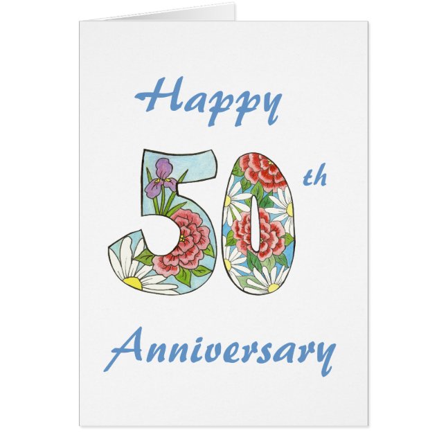 50周年記念カード (正面)