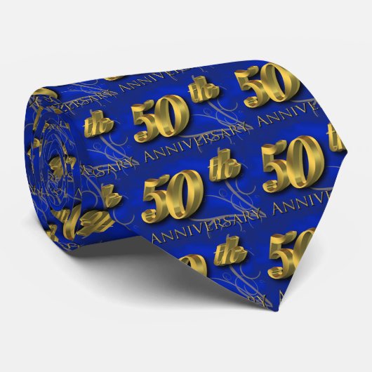 50周年記念ギフトアイテム50周年記念 ネクタイ (ロール)