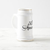 50周年記念ギフトマグ ビールジョッキ (正面左)