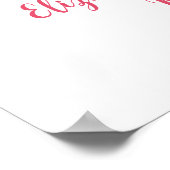 50周年記念ゴールデンウェルカムフローラリース標識 ポスター (角)