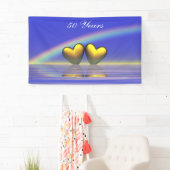 50周年記念ゴールデンハートバナー 横断幕 (インサイチュ)