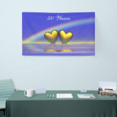 50周年記念ゴールデンハートバナー 横断幕 (トレードショー)