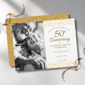 50周年記念ゴールデンハート保存日付写真 案内ポストカード