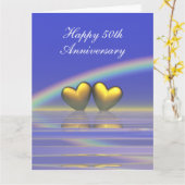 50周年記念ゴールデンハート カード (黄色い花)