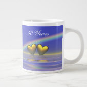 50周年記念ゴールデンハート ジャンボコーヒーマグカップ (右)