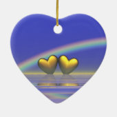 50周年記念ゴールデンハート セラミックオーナメント (裏面)