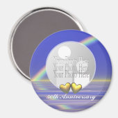 50周年記念ゴールデンハート（フォトフレーム） マグネット (正面/裏面)