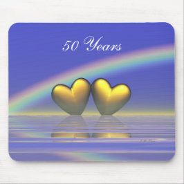 50周年記念ゴールデンハート マウスパッド
