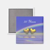 50周年記念ゴールデンハート マグネット (正面/裏面)