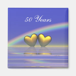 50周年記念ゴールデンハート マグネット