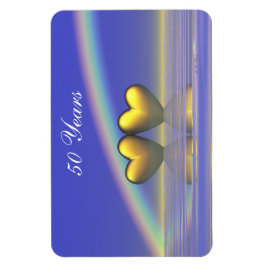 50周年記念ゴールデンハート マグネット