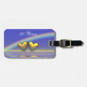 50周年記念ゴールデンハート ラゲッジタグ (正面横)