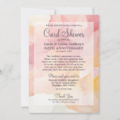 50周年記念ゴールデンパステルズカードシャワー 招待状 (正面)