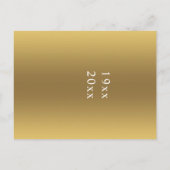 50周年記念ゴールデンフローラ保存日 案内ポストカード (裏面)