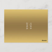 50周年記念ゴールデンフローラ日付の変更 ポストカード (裏面)