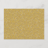 50周年記念ゴールデンラブハート インビテーションポストカード (裏面)