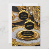 50周年記念ゴールドダイヤモンドディナーパーティー 招待状 (正面)