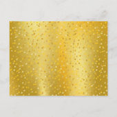 50周年記念ゴールドハーツフォイル日付を保存 案内ポストカード (裏面)