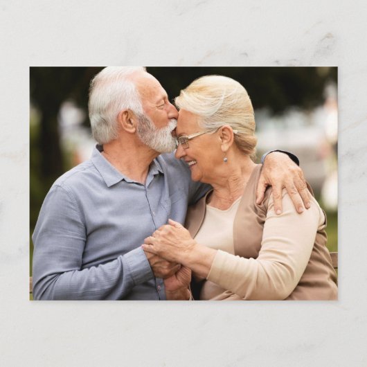 50周年記念ゴールドフォイル日付を保存2写真 案内ポストカード (裏面)