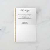 50周年記念シルバー&金ゴールドパープル サンキューカード (内部)