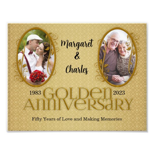 50周年記念スクラップブックコラージュ8-1/2 フォトプリント            (正面)