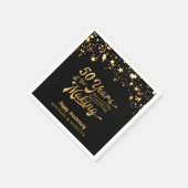 50周年記念スター作り50年 スタンダードカクテルナプキン (角)