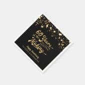 50周年記念スター作り60年 スタンダードカクテルナプキン (角)