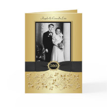 50周年記念ダブルフォト招待状